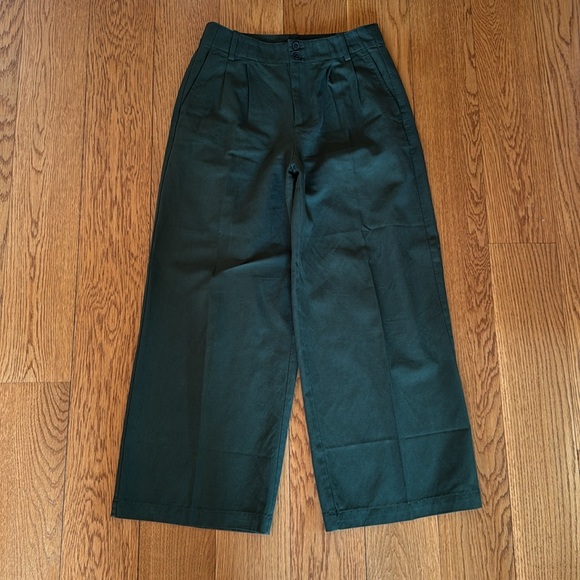 Madewell The Petite Harlow Wide-Leg Pant in Drapey Twill Size 2P - Picture 3 of 4